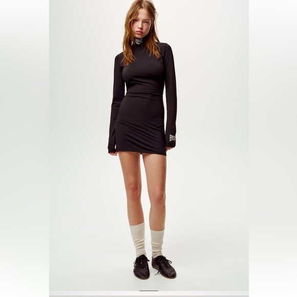 EVERLAST® X ZARA POLYAMIDE MINI DRESS, Size L - Picture 1 of 10